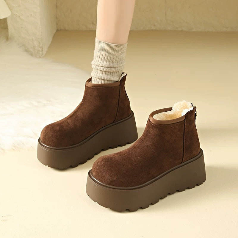 2025 European Warm Snow Boots for Women – 7cm Sole