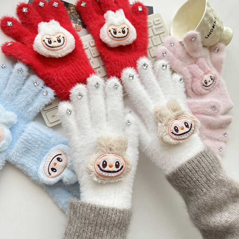 Maomao Knitted Glovesves