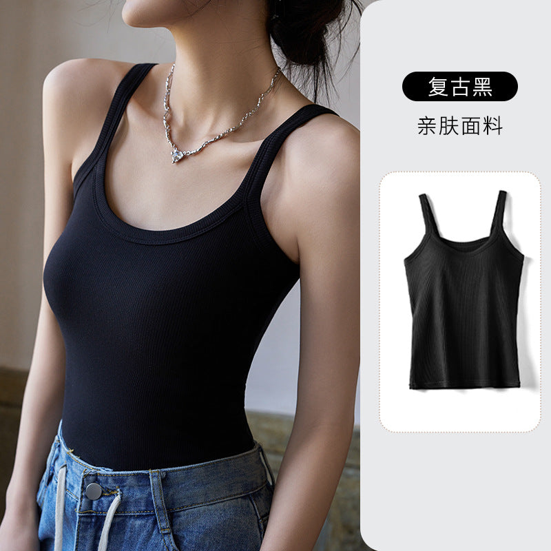 omen's Built-In Bra Camisole – Sleek & Supportive
