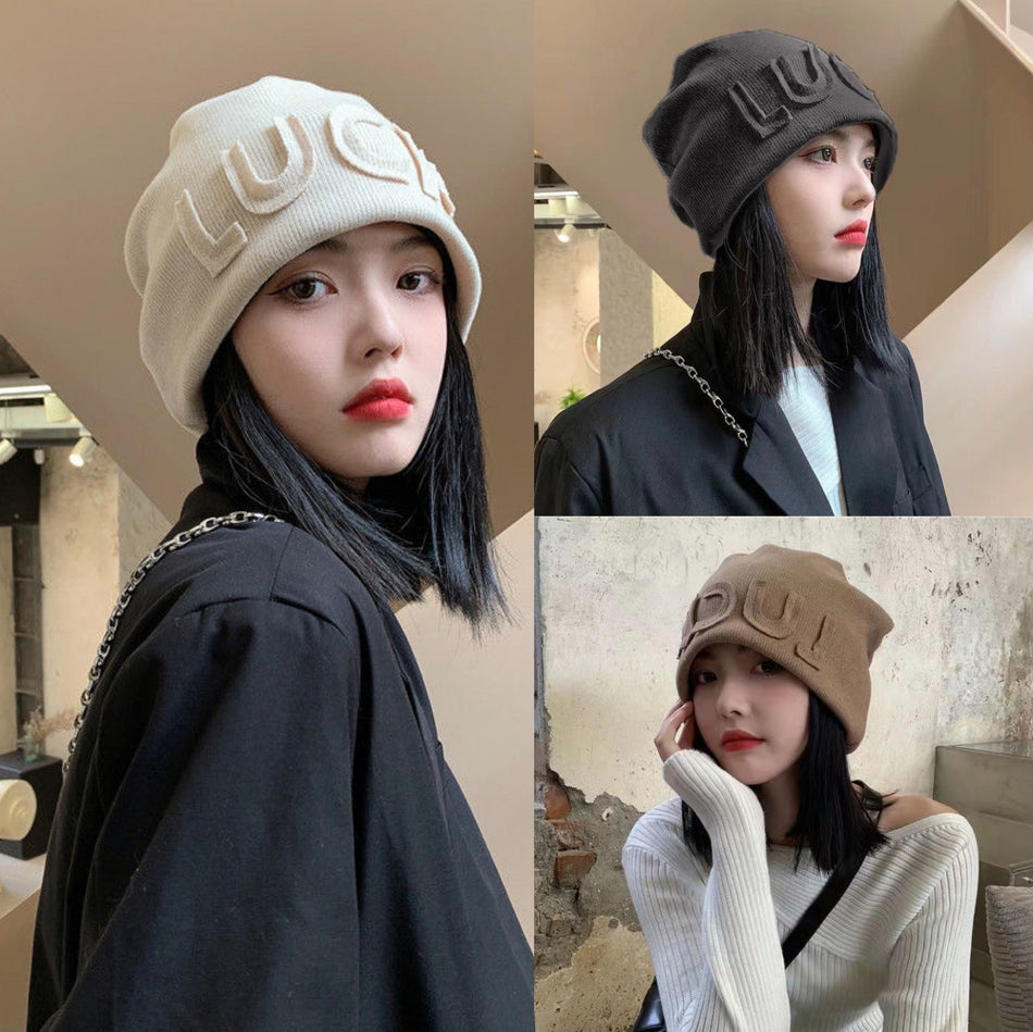 Japanese Style Face-Shaping Knitted Hat