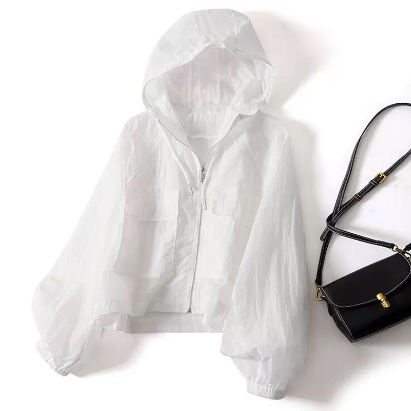 Lightweight Hooded Sun Protection Summer Jacket