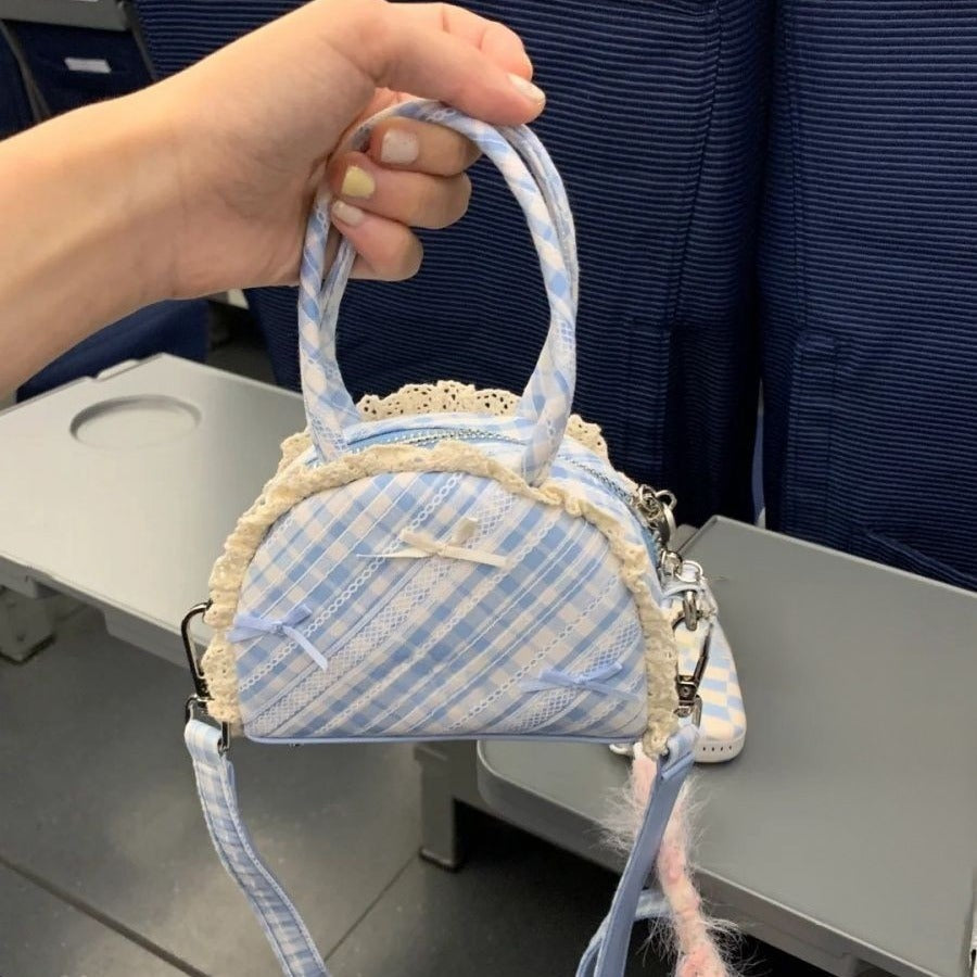 Macaron Mini Lipstick Bag – Cute Bow Shoulder Bag