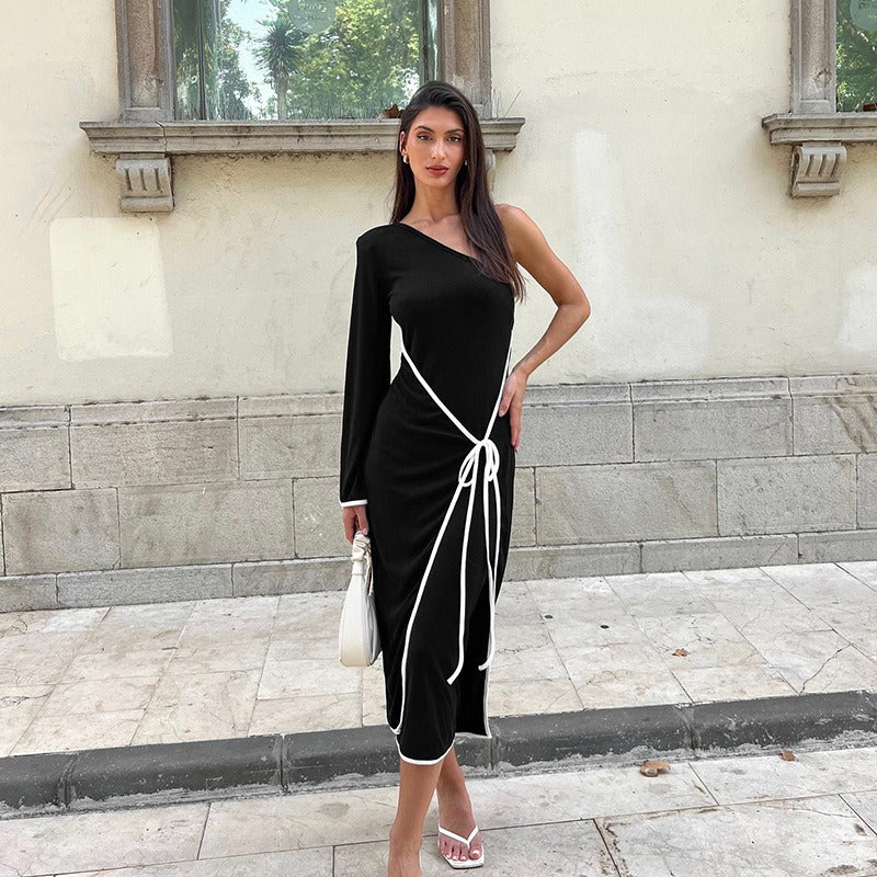 Spring Slimming Knit Dress